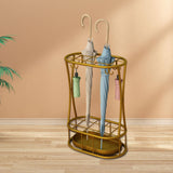 Maxbell 11 Slot Umbrella Storage Rack Stand with Drip Tray for Walking Canes Stylish
