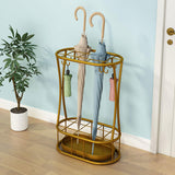 Maxbell 11 Slot Umbrella Storage Rack Stand with Drip Tray for Walking Canes Stylish