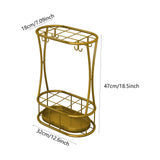 Maxbell 11 Slot Umbrella Storage Rack Stand with Drip Tray for Walking Canes Stylish