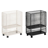 Maxbell Yoga Mat Storage Rack with Wheels for Indoor Outdoor Sports Resistance Bands White