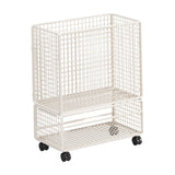 Maxbell Yoga Mat Storage Rack with Wheels for Indoor Outdoor Sports Resistance Bands White