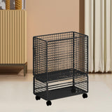 Maxbell Yoga Mat Storage Rack with Wheels for Indoor Outdoor Sports Resistance Bands Black