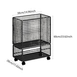 Maxbell Yoga Mat Storage Rack with Wheels for Indoor Outdoor Sports Resistance Bands Black