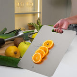Maxbell Stainless Steel Cutting Board Multipurpose Non Stick for Home Outdoor Baking L