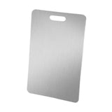 Maxbell Stainless Steel Cutting Board Multipurpose Non Stick for Home Outdoor Baking L