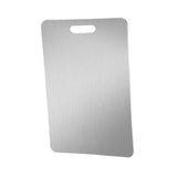 Maxbell Stainless Steel Cutting Board Multipurpose Non Stick for Home Outdoor Baking L