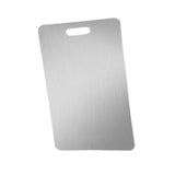 Maxbell Stainless Steel Cutting Board Multipurpose Non Stick for Home Outdoor Baking L