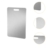 Maxbell Stainless Steel Cutting Board Multipurpose Non Stick for Home Outdoor Baking L