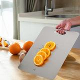 Maxbell Stainless Steel Cutting Board Multipurpose Non Stick for Home Outdoor Baking L