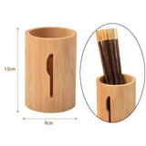 Maxbell Bamboo Silverware Organizer Rustic Silverware Holder for Table Party Kitchen knife