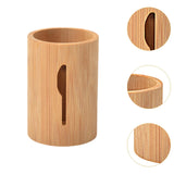 Maxbell Bamboo Silverware Organizer Rustic Silverware Holder for Table Party Kitchen knife