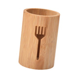 Maxbell Bamboo Silverware Organizer Rustic Silverware Holder for Table Party Kitchen fork