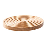 Maxbell Wood Coaster Round Kitchen Decoration Non Slip Home Decor Table Mat 1 Piece