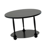 Maxbell Cake Stand 2 Tier Iron Serving Tray for Birthdays Anniversaries Baby Showers black