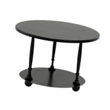 Maxbell Cake Stand 2 Tier Iron Serving Tray for Birthdays Anniversaries Baby Showers black