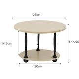 Maxbell Cake Stand 2 Tier Iron Serving Tray for Birthdays Anniversaries Baby Showers Khaki