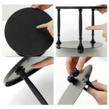 Maxbell Cake Stand 2 Tier Iron Serving Tray for Birthdays Anniversaries Baby Showers Khaki