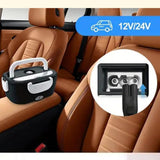 Maxbell Electric Lunch Box Convenient Food Heater Food Warmer for Outdoor Car Office Black White