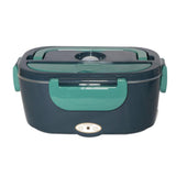 Maxbell Electric Lunch Box Convenient Food Heater Food Warmer for Outdoor Car Office Gray Green