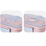 Maxbell Electric Lunch Box Versatile Portable Lunch Container for Outdoor Car Office Pink Gray