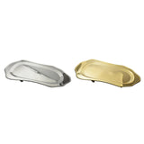 Maxbell Stainless Steel Serving Tray Large Metal for Restaurant Banquet Entertaining Argent