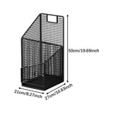 Maxbell Umbrella Drain Stand Large Capacity Umbrella Holder for Porch Office black
