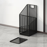 Maxbell Umbrella Drain Stand Large Capacity Umbrella Holder for Porch Office black
