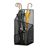 Maxbell Umbrella Drain Stand Large Capacity Umbrella Holder for Porch Office black