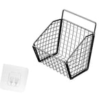 Maxbell Grid Storage Baskets Wall Mount Metal Wire Basket for Kitchen Laundry Pantry 1 Grid