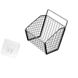 Maxbell Grid Storage Baskets Wall Mount Metal Wire Basket for Kitchen Laundry Pantry 1 Grid