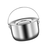 Maxbell Cooking Pot Multipurpose Soup Pot Camping Pot for Cooking Commercial Camping 3.0L