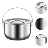 Maxbell Cooking Pot Multipurpose Soup Pot Camping Pot for Cooking Commercial Camping 3.0L