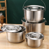 Maxbell Cooking Pot Multipurpose Soup Pot Camping Pot for Cooking Commercial Camping 3.0L