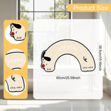 Maxbell Bath Mat Toilet Rug Home Kitchen Nonslip Patio Bathroom Rug Beige