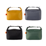 Maxbell Insulated Lunch Box Leakproof Food Storage Handbag for Hiking Outdoor Travel Yellow