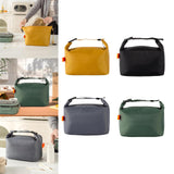 Maxbell Insulated Lunch Box Leakproof Food Storage Handbag for Hiking Outdoor Travel Yellow