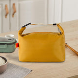 Maxbell Insulated Lunch Box Leakproof Food Storage Handbag for Hiking Outdoor Travel Yellow