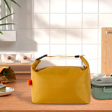 Maxbell Insulated Lunch Box Leakproof Food Storage Handbag for Hiking Outdoor Travel Yellow