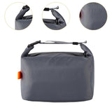 Maxbell Insulated Lunch Box Leakproof Food Storage Handbag for Hiking Outdoor Travel Gray