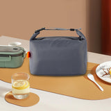 Maxbell Insulated Lunch Box Leakproof Food Storage Handbag for Hiking Outdoor Travel Gray