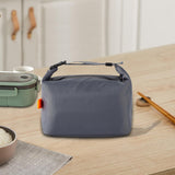 Maxbell Insulated Lunch Box Leakproof Food Storage Handbag for Hiking Outdoor Travel Gray