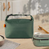 Maxbell Insulated Lunch Box Leakproof Food Storage Handbag for Hiking Outdoor Travel Green