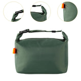Maxbell Insulated Lunch Box Leakproof Food Storage Handbag for Hiking Outdoor Travel Green