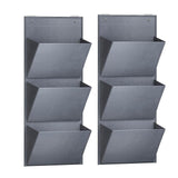 Maxbell 2 Pieces over The Door Shoe Organizer Deep Pockets Door Shoe Rack for Towels gray