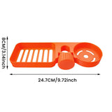 Maxbell Soap Dish Sturdy Portable Easy Clean Soap Holder for Sponges Bath Tub Shower