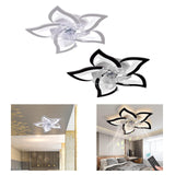 Maxbell Ceiling Fan Light Low Profile Decor Dimmable Fixture for Home Kitchen