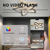 Maxbell Ceiling Fan Light Low Profile Decor Dimmable Fixture for Home Kitchen