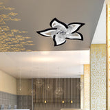 Maxbell Ceiling Fan Light Low Profile Decor Dimmable Fixture for Home Kitchen