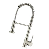 Maxbell Kitchen Sink Faucet Supplies Decor Single Handle for Office Vessel Farmhouse Silver