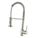 Maxbell Kitchen Sink Faucet Supplies Decor Single Handle for Office Vessel Farmhouse Silver